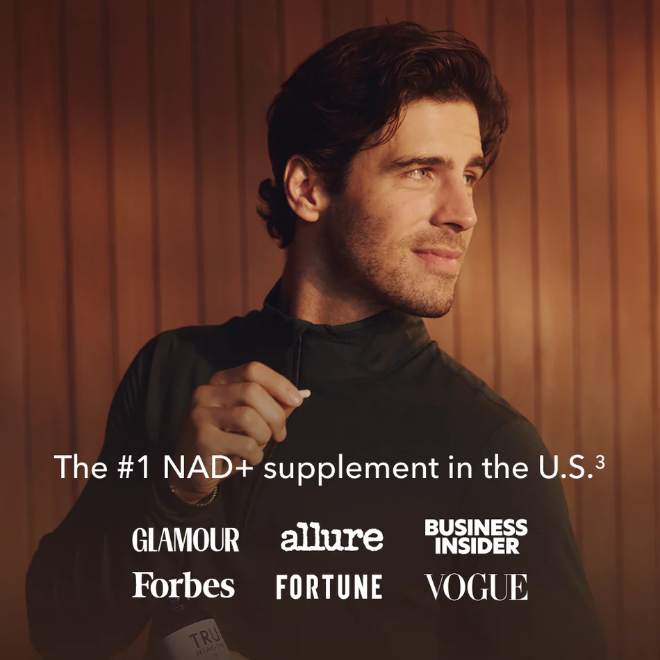 TRU NIAGEN Patented NAD+ Supplement for Anti Aging and Cell Regeneration, 300 mg Niagen,| Supports Cellular Energy, Brain, Muscle | Nicotinamide Riboside (NR) Take 1 Daily | 1 Bottle